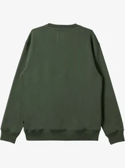 Quiksilver No Control Crew Fleece Crew Neck Sweatshirt Climbing Ivy Best
