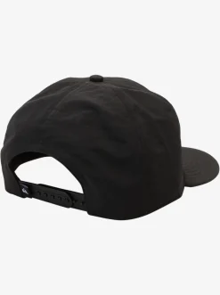Quiksilver Nylo Cap Snapback Hat Black Cheap