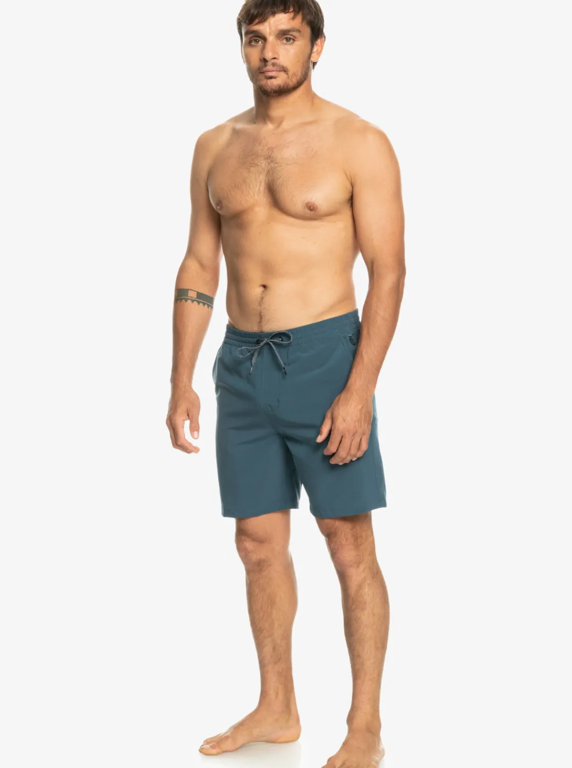 Quiksilver Ocean Elastic Waist 18" Amphibian Shorts Midnight Navy Best
