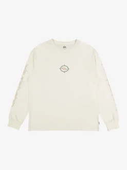 Quiksilver Off Grid Long Sleeve T-Shirt Snow White Best Sale