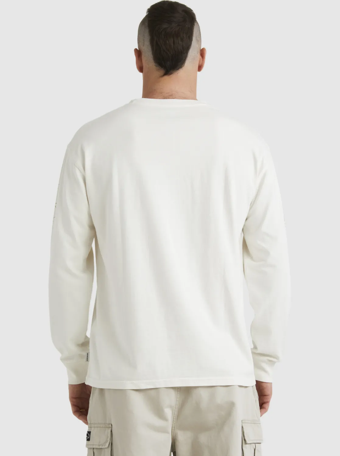 Quiksilver Off Grid Long Sleeve T-Shirt Snow White Best Sale