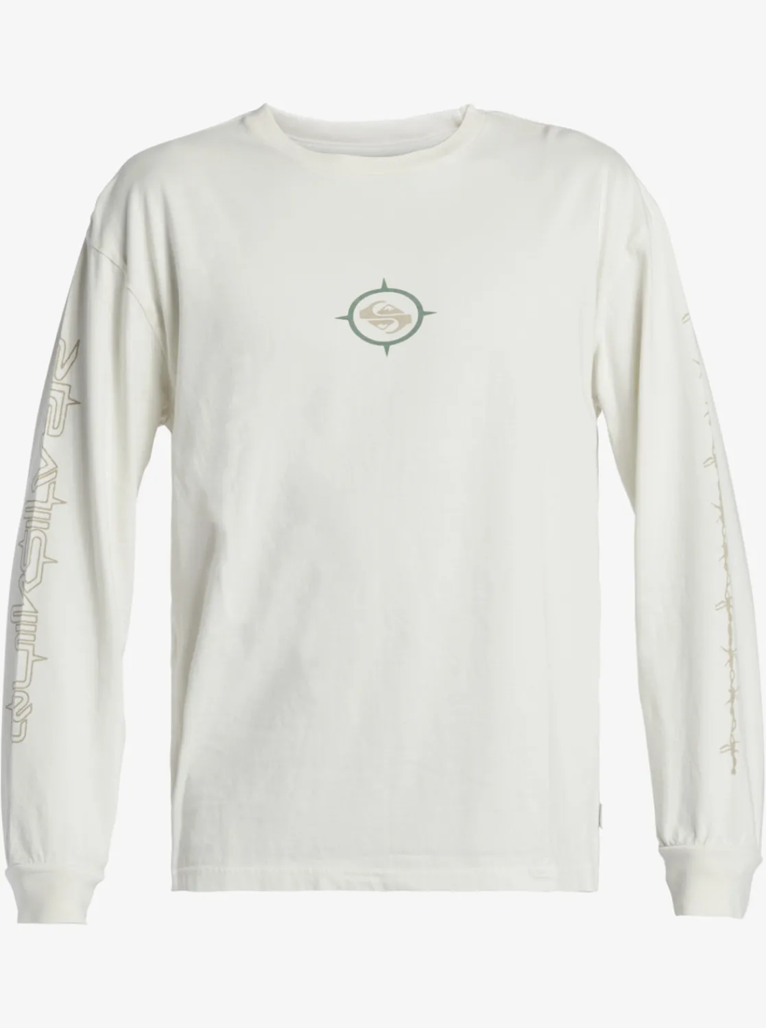 Quiksilver Off Grid Long Sleeve T-Shirt Snow White Best Sale
