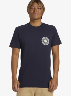 Quiksilver Omni Circle T-Shirt Navy Blazer Flash Sale