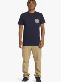 Quiksilver Omni Circle T-Shirt Navy Blazer Flash Sale