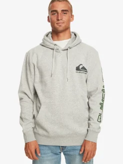 Quiksilver Omni Logo Hoodie Athletic Heather Hot