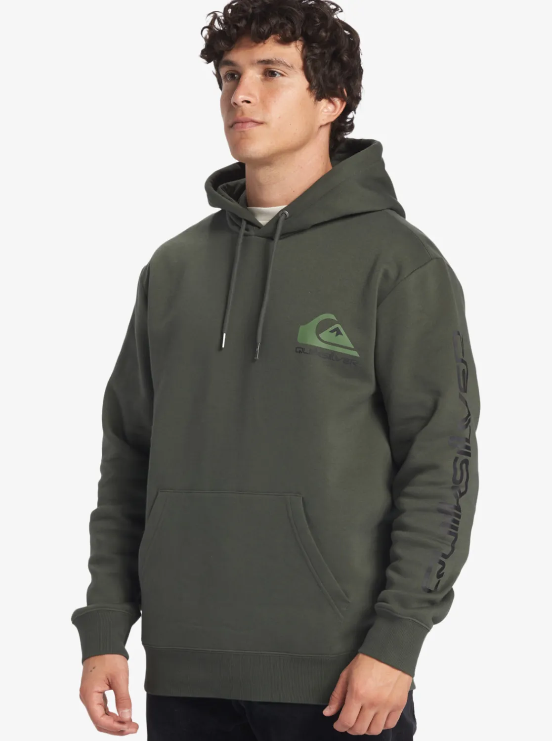 Quiksilver Omni Logo Hoodie Climbing Ivy Best Sale
