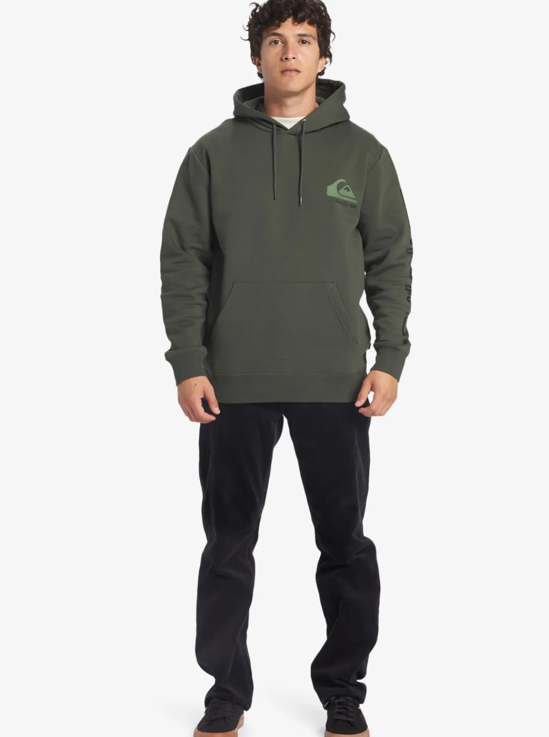 Quiksilver Omni Logo Hoodie Climbing Ivy Best Sale
