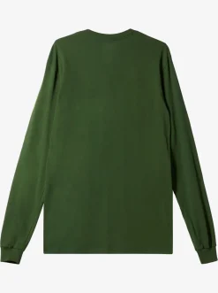 Quiksilver Omni Logo Long Sleeve T-Shirt Greener Pastures Fashion