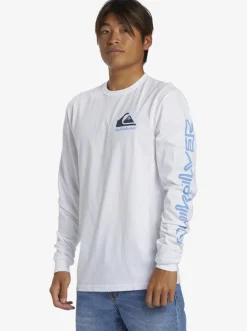 Quiksilver Omni Logo Long Sleeve T-Shirt White Best