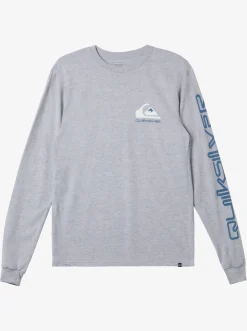 Quiksilver Omni Logo Long Sleeve T-Shirt Athletic Heather Cheap