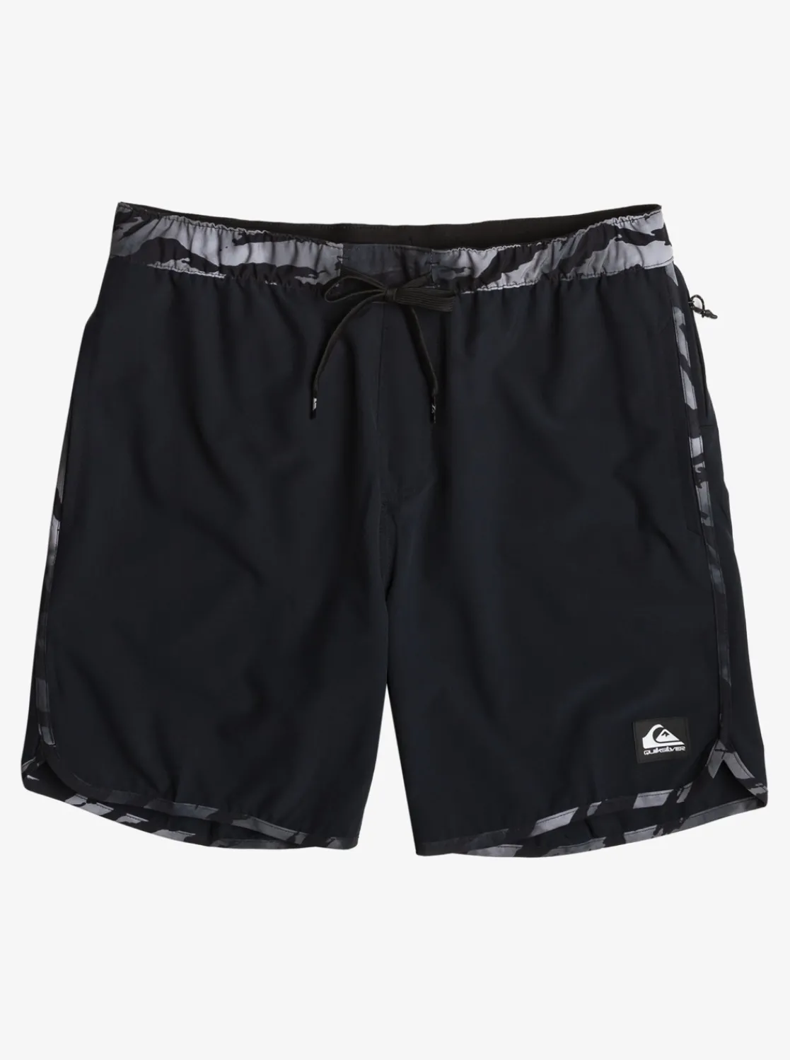 Quiksilver Omni Scallop 17" Amphibian Boardshorts Black Best