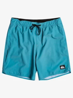 Quiksilver Omni Scallop 17" Amphibian Boardshorts Brittany Blue Cheap