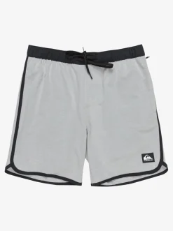 Quiksilver Omni Scallop 17" Amphibian Boardshorts Sleet Hot
