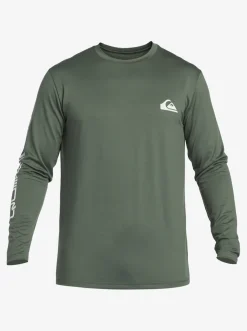 Quiksilver Omni Session Long Sleeve Upf 50 Surf T-Shirt Laurel Wreath Online