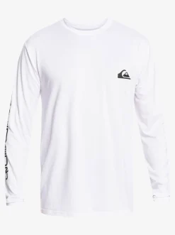 Quiksilver Omni Session Long Sleeve Upf 50 Surf T-Shirt White Best Sale