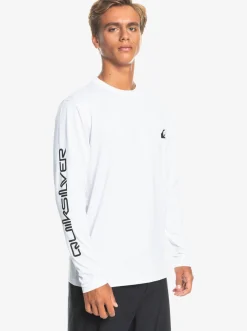 Quiksilver Omni Session Long Sleeve Upf 50 Surf T-Shirt White Best Sale