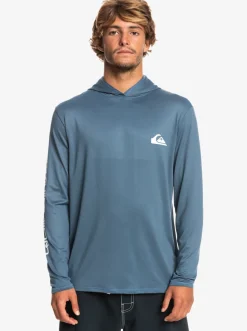 Quiksilver Omni Session Upf 50 Long Sleeve Surf Tee Bering Sea New
