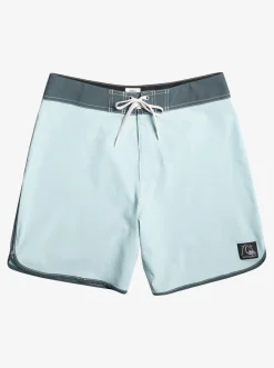 Quiksilver Original Scallop 18" Boardshorts Sky Blue Cheap