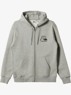 Quiksilver Original Zip-Up Sweatshirt Athletic Heather Cheap