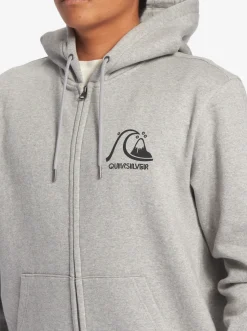 Quiksilver Original Zip-Up Sweatshirt Athletic Heather Cheap