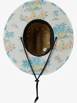 Quiksilver Outsider Straw Lifeguard Hat Birch Outlet