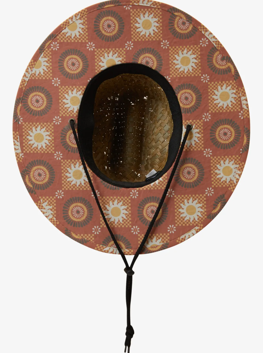Quiksilver Outsider Straw Lifeguard Hat Baked Clay Fashion