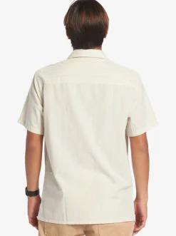 Quiksilver Pacific Stripe Short Sleeve Woven Shirt Birch Pacific Stripe Store