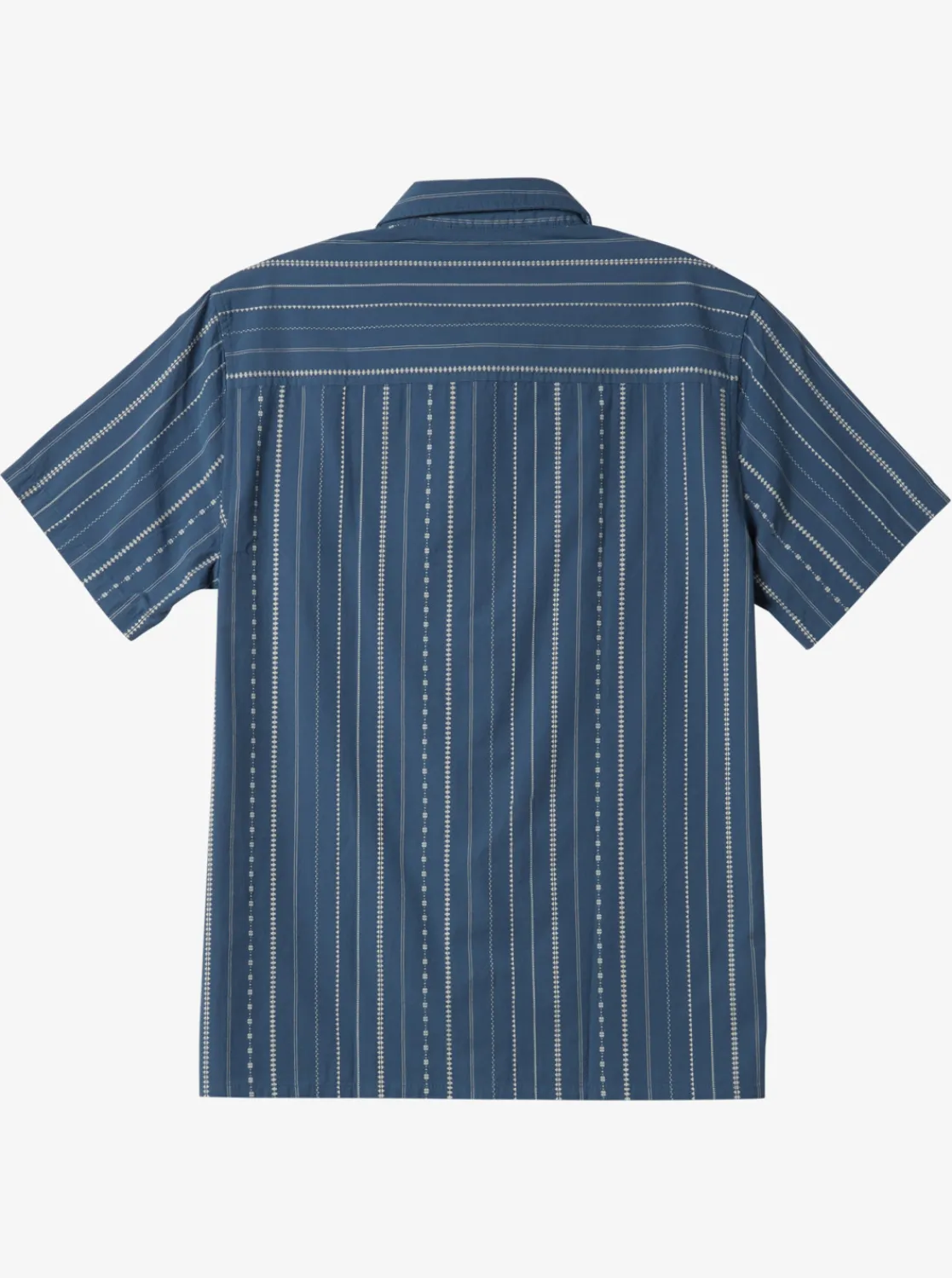 Quiksilver Pacific Stripe Short Sleeve Woven Shirt Berring Sea Pacific Stripes Shop