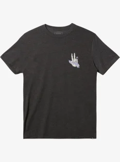 Quiksilver Peace Out T-Shirt Charcoal Heather Online
