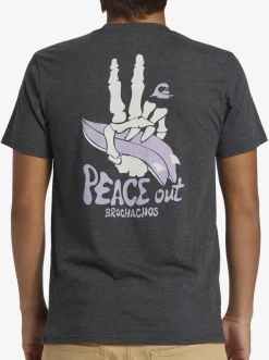 Quiksilver Peace Out T-Shirt Charcoal Heather Online