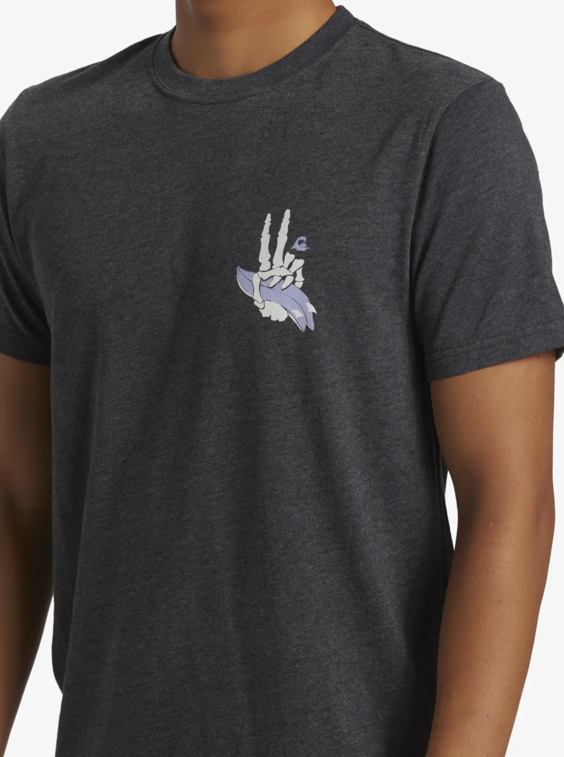 Quiksilver Peace Out T-Shirt Charcoal Heather Online