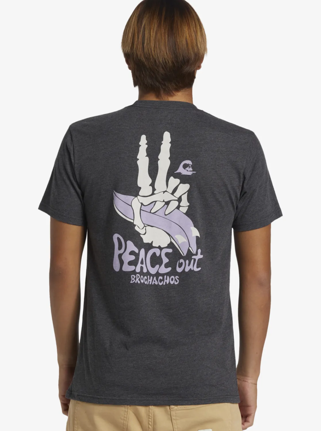 Quiksilver Peace Out T-Shirt Charcoal Heather Online