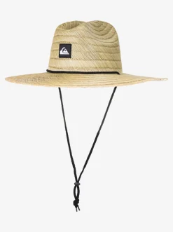 Quiksilver Pierside Straw Lifeguard Hat Natural New