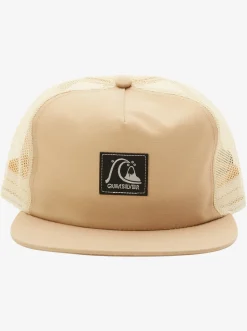 Quiksilver Plaid Out Snapback Hat Olive Gray Cheap