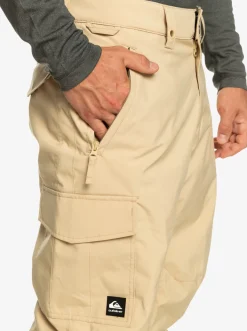 Quiksilver Porter Insulated Snow Pants Pale Khaki Cheap
