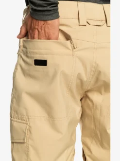 Quiksilver Porter Insulated Snow Pants Pale Khaki Cheap