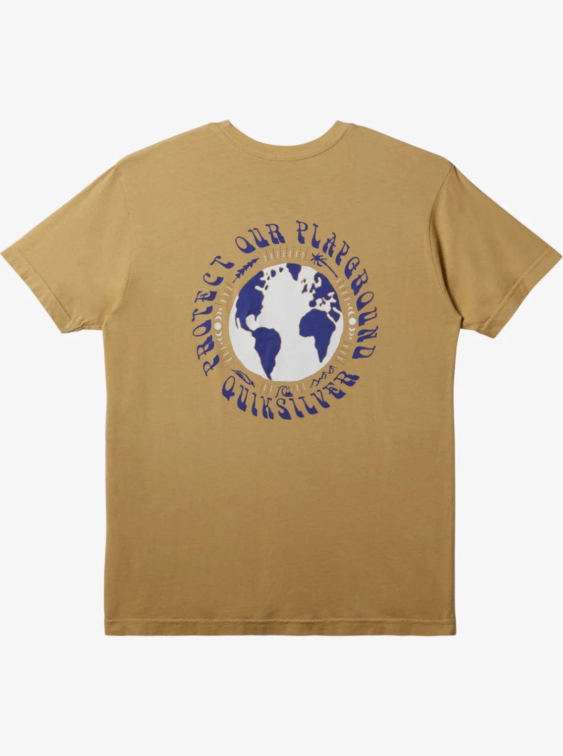 Quiksilver Protect Our Playground T-Shirt Taos Taupe Online