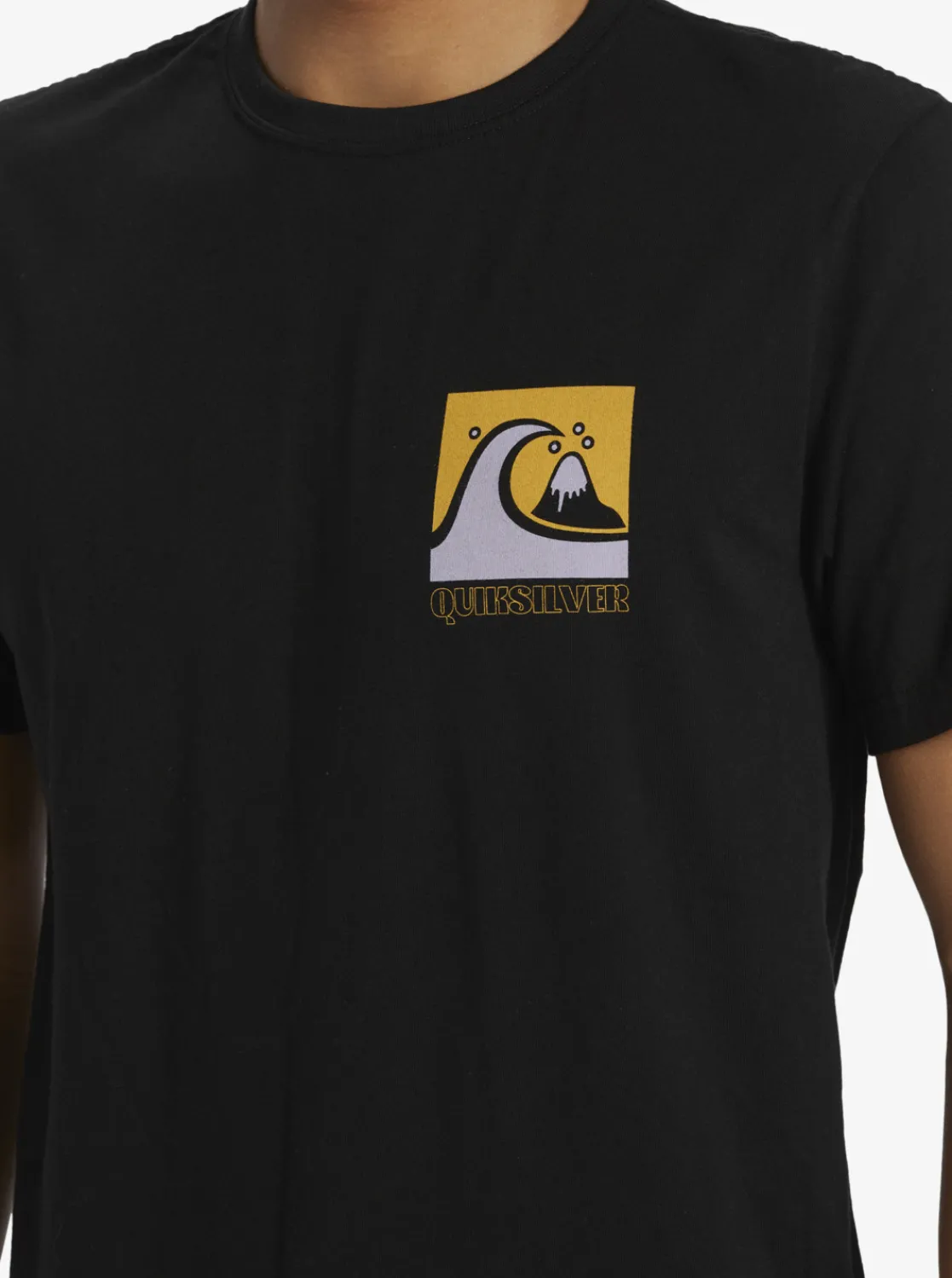Quiksilver Quik Blocks T-Shirt Black Clearance