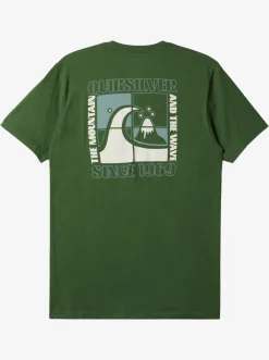 Quiksilver Quik Blocks T-Shirt Greener Pastures Cheap