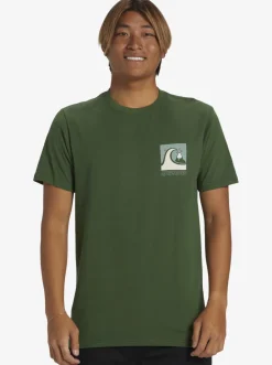 Quiksilver Quik Blocks T-Shirt Greener Pastures Cheap