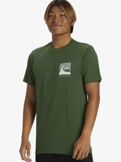 Quiksilver Quik Blocks T-Shirt Greener Pastures Cheap
