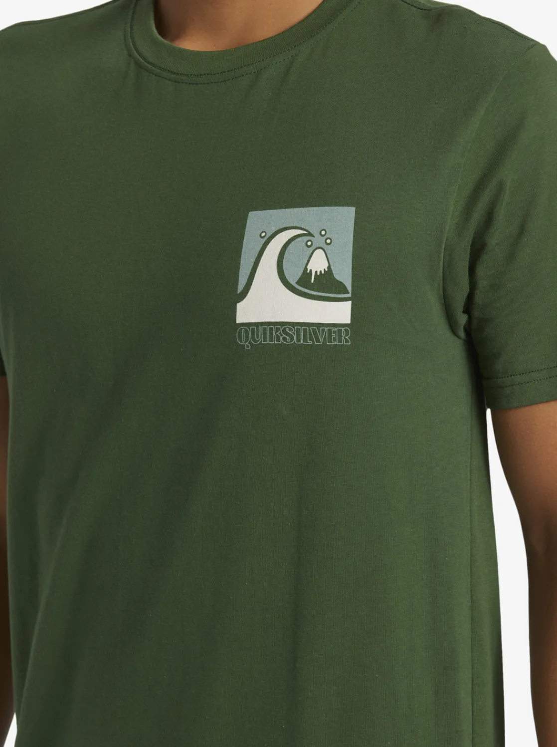 Quiksilver Quik Blocks T-Shirt Greener Pastures Cheap
