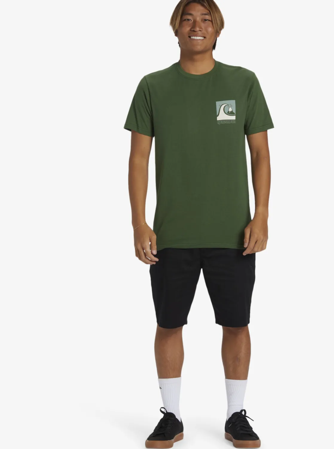Quiksilver Quik Blocks T-Shirt Greener Pastures Cheap