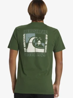 Quiksilver Quik Blocks T-Shirt Greener Pastures Cheap