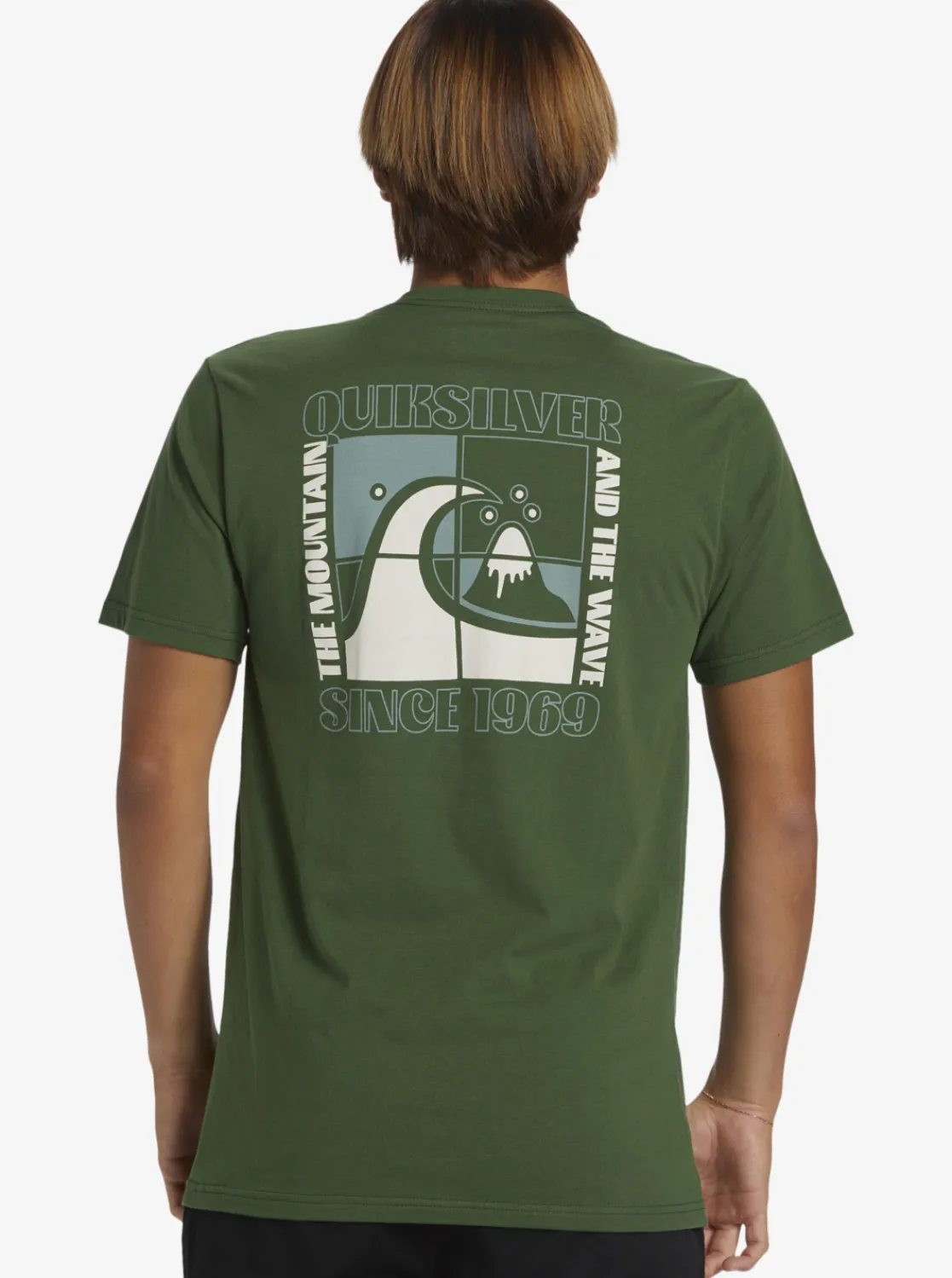 Quiksilver Quik Blocks T-Shirt Greener Pastures Cheap