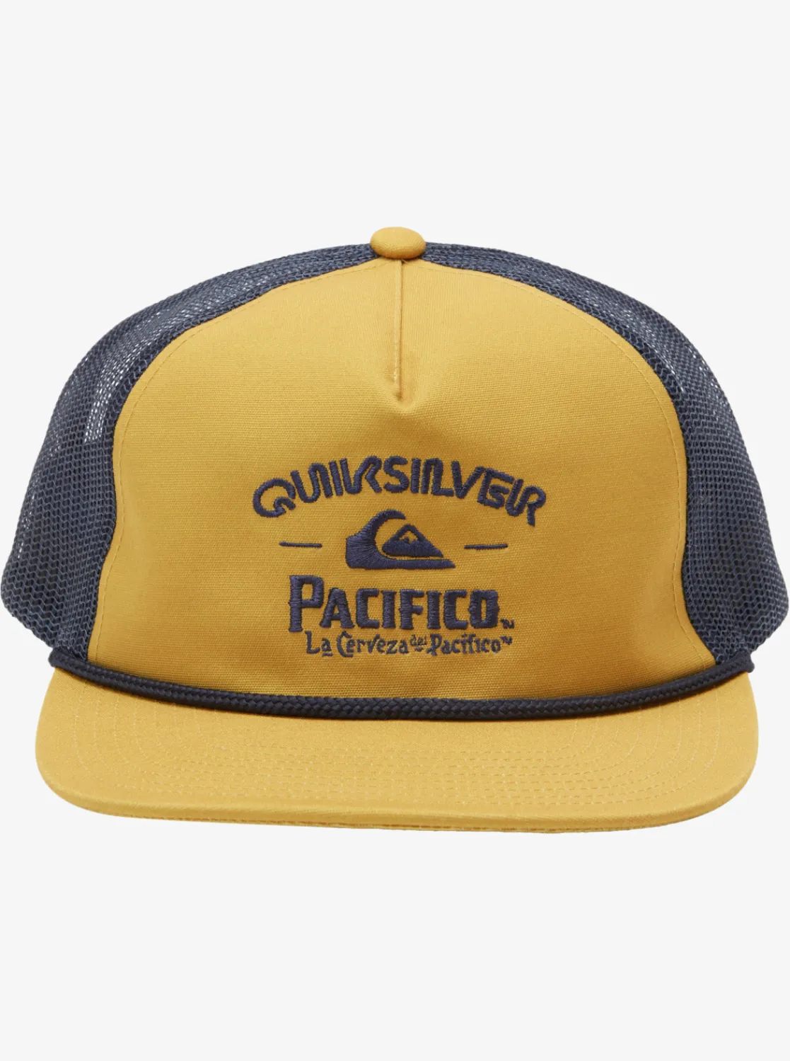 Quiksilver X Pacifico Cervesa Trucker Hat Goldie Clearance