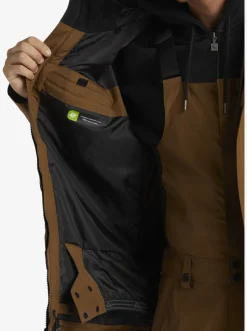 Quiksilver X Saturdays Nyc Technical Snow Jacket Sepia Online