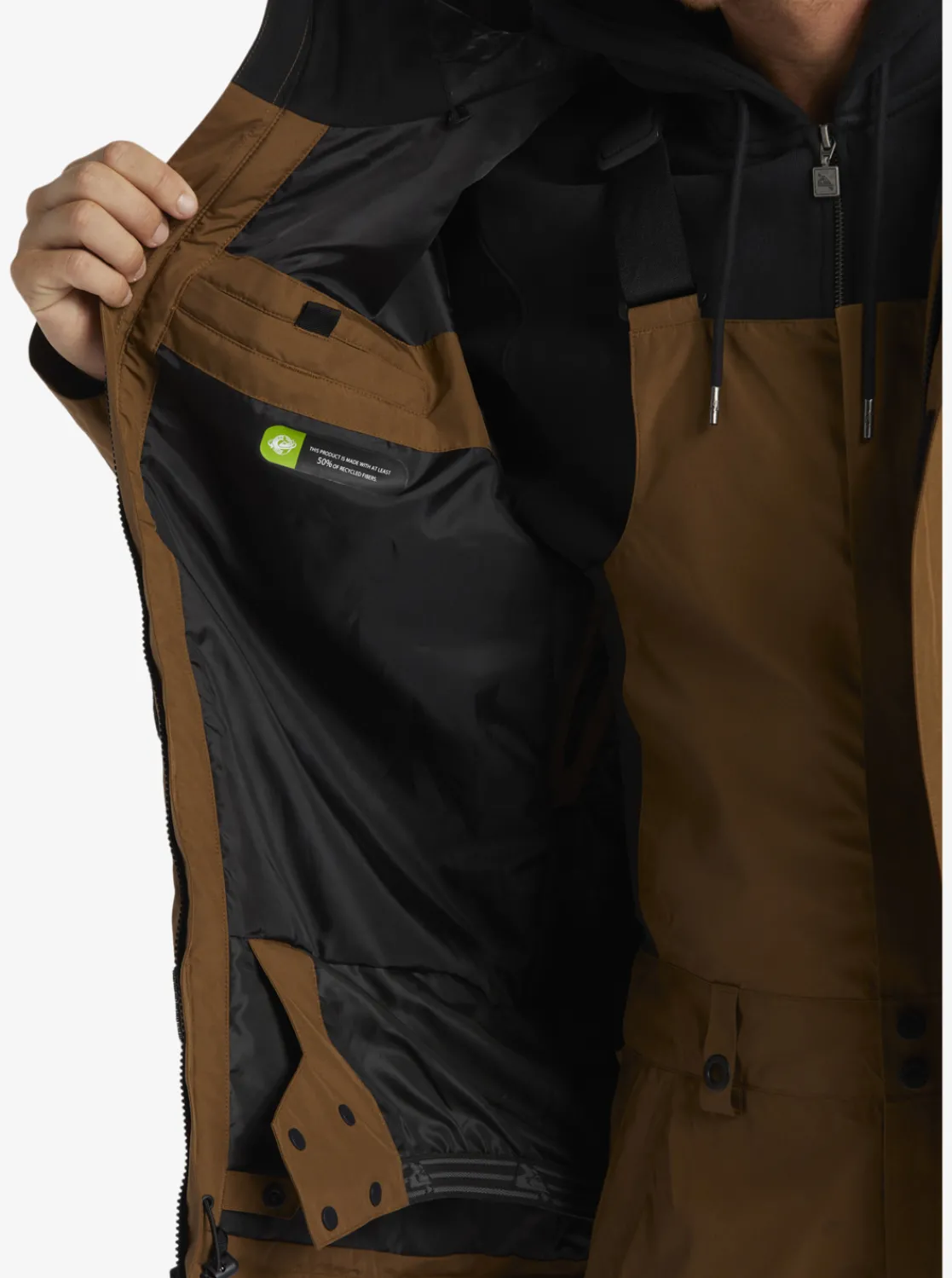 Quiksilver X Saturdays Nyc Technical Snow Jacket Sepia Online