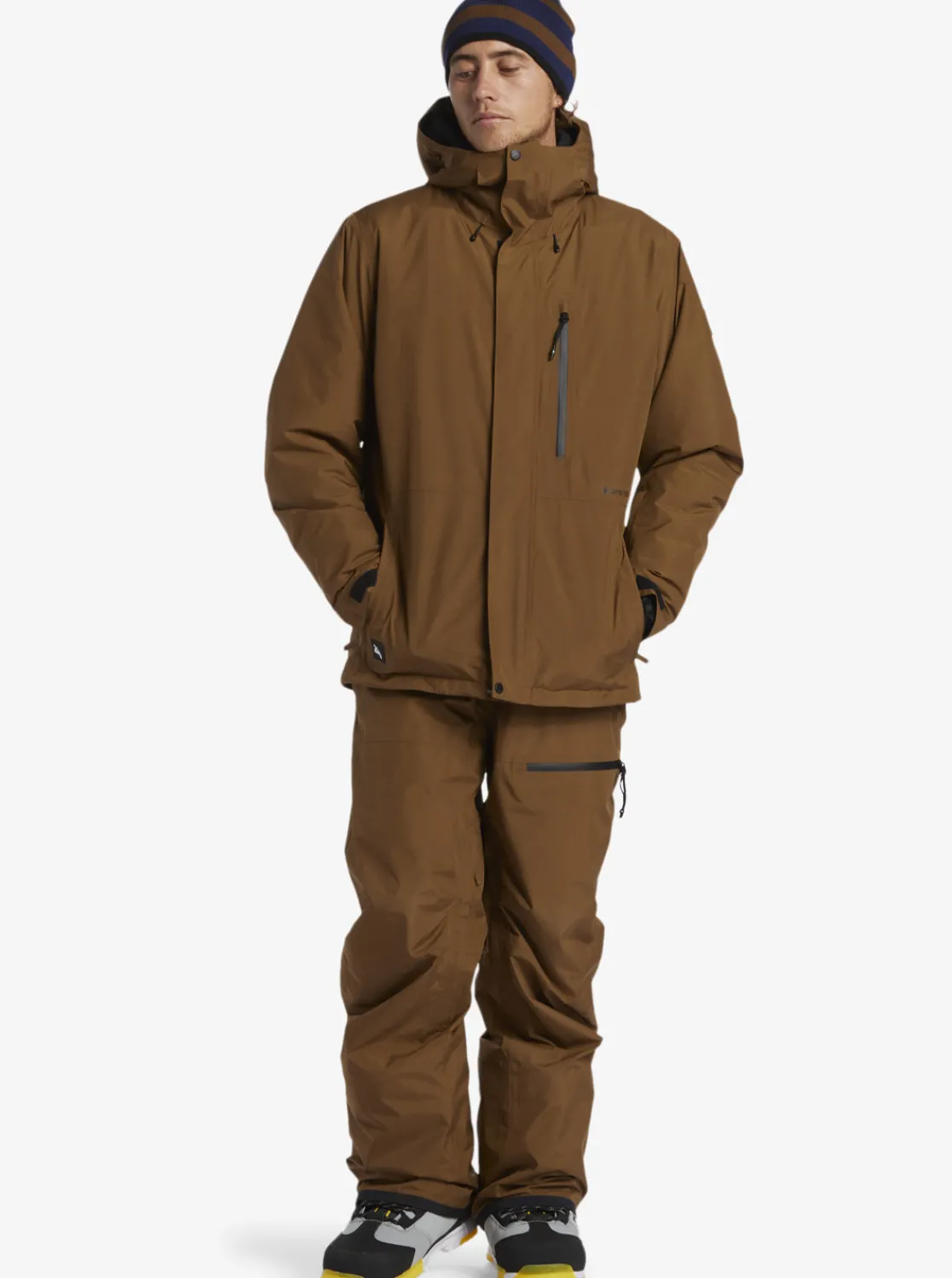Quiksilver X Saturdays Nyc Technical Snow Jacket Sepia Online