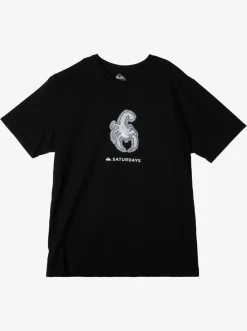 Quiksilver X Saturdays Nyc Graphic T-Shirt Black Discount